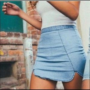 Brandy Melville Raquel Jean Skirt